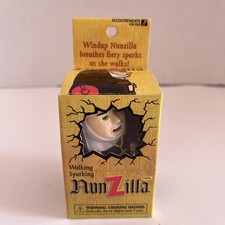 NUNZILLA 1997 Vintage Accoutrements Windup Toy w/ Box Tested Works