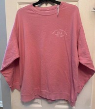 NWT Aerie Women's Pink New York Everyday Crew Neck Sweatshirt X-Large XL