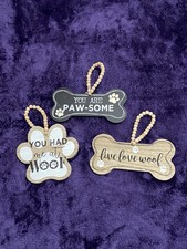 Dog Lover Decor 3 Piece Wooden Sign