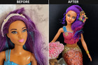 OOAK Barbie Custom Repaint of Rainbow Cove Mermaid by K-Elizabeth — photo 1