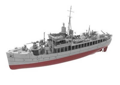 Scale 1:1250 Model Kit FullHull HMS Greet Britannia Isles Class Armed