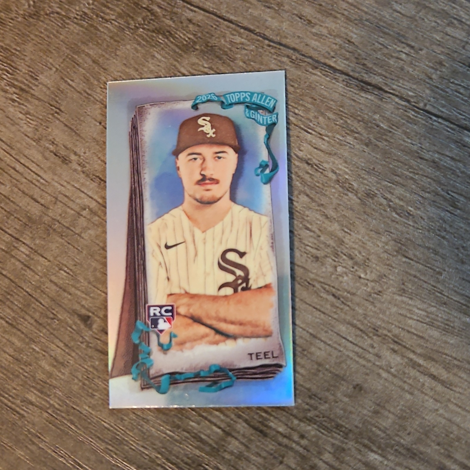 Kyle Teel N34 SP Mini RC 2026 Allen & Ginter #N34-29 Chicago White Sox Refractor