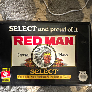 Red Man Sign | eBay