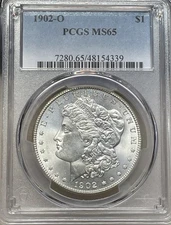 1902 O Morgan Dollar PCGS MS65