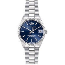 Orologio Philip Watch Caribe R8253597590 Acciaio Blu Donna 31mm Nuovo