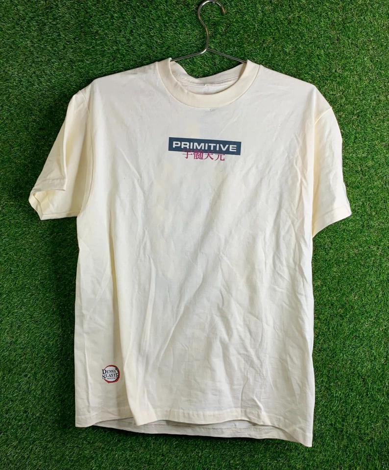 Camiseta Primitive X Demon Slayer Para Hombre M Marfil Tengen Uzui Patinetas Foto 2 de 4