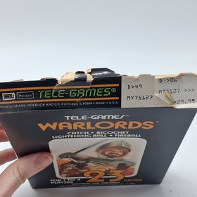 Atari 2600 Warlords Sears Tele-Games Authentic Empty Box Only No Game Cartridge 