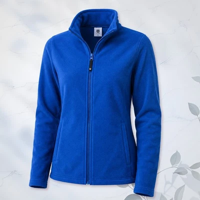 Women's Full Zip Micro Fleece Jacket Anti-Pill Winter Outdoor Uneek UC608 - Image 1 of 4
