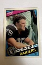 1984 Topps - Howie Long #111 (RC) Rookie Card HOF Oakland Raiders Vintage NFL . rookie card picture