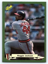 1987 Classic Green #24 REGGIE JACKSON HOF California Angels