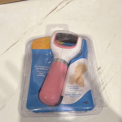 Scholl Velvet Soft Electric Callus Remover Pink/White Portable Plastic Metal