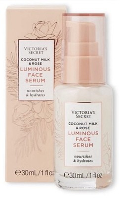 Victorias Secret Coconut Milk & Rose Luminous Face Serum, 1fl oz New