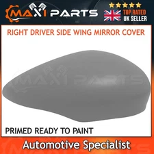 Ford Fiesta MK7 2008-2017 Right Drivers Side Door Wing Mirror Cover Cap Primed