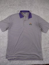 Peter Millar Summer Comfort Baltusrol Golf Club Polo Shirt Mens purple M
