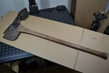 TRUE TEMPER  FLINT EDGE KELLY WORKS - PULASKI / MATTOCK AXE - ORIGINAL SHEATH