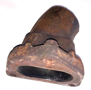 Porsche 993 Flansch Querrohr ohne Katalysator