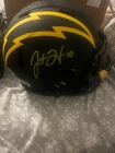 Justin Herbert Signed Full Size Eclipse Chargers Helmet Beckett