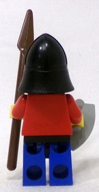 LEGO Castle 6085 cas154 Black Knights Scale Mail 1988 Minifigure