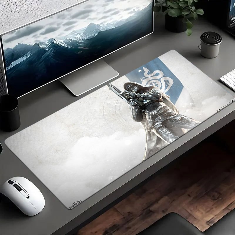 40*90cm1pc Destiny 2 Gaming Desk Mat with Iconic Logo, Characters & GhostsHunter