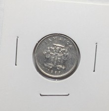 Jamaica 1989 Five Cents 5c (American crocodile)