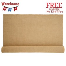 Natural Jute Burlap Roll, 40  x 30 ft  50 x 50 High Density, Wide for DIY