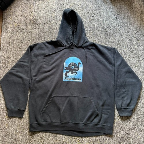 Flightless Records Record Label Company Hoodie Skegss Band KGLW Babe Rainbow XXL