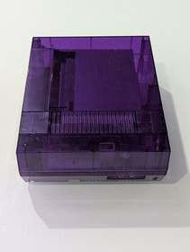 Transparent Clear Purple Nintendo NES Video Game Console NES-001 with UV LED