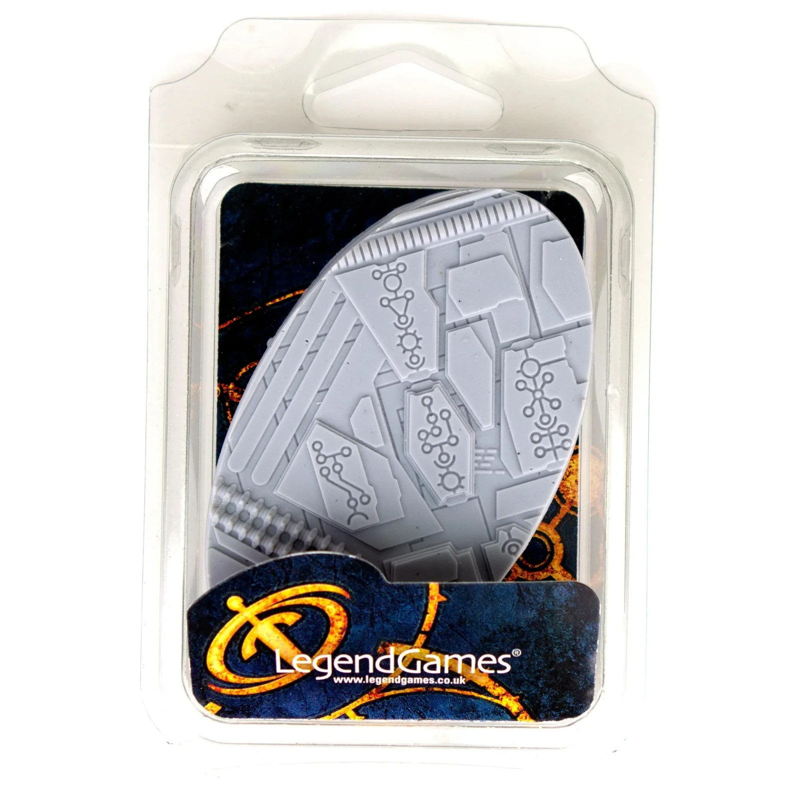 Necro 90mm x 52mm x 3 Oval - Scenic Bases - Legend Games
