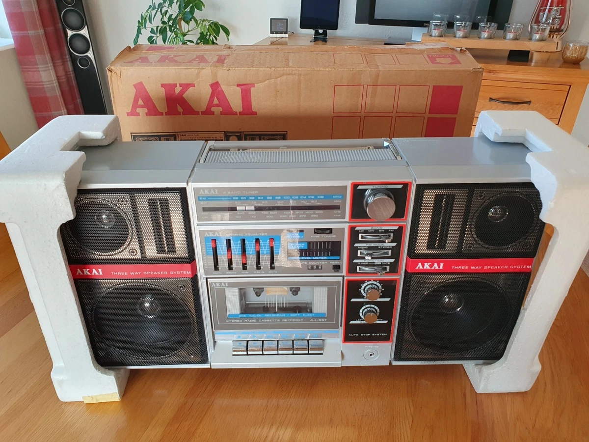 Boombox SCHNEIDER TR 6857/19 Ghettoblaster - Vintage, Fonctionne, Noir !