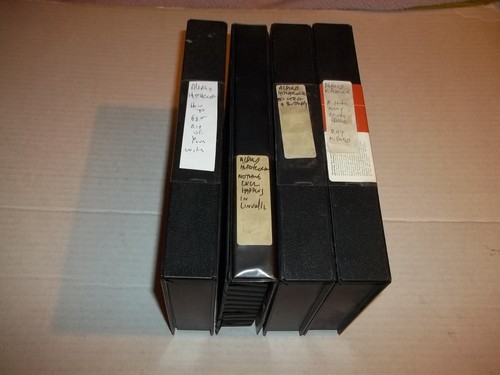 3/4" - U-Matic video tapes 60 mins each (lot of 4) used sold as blanks