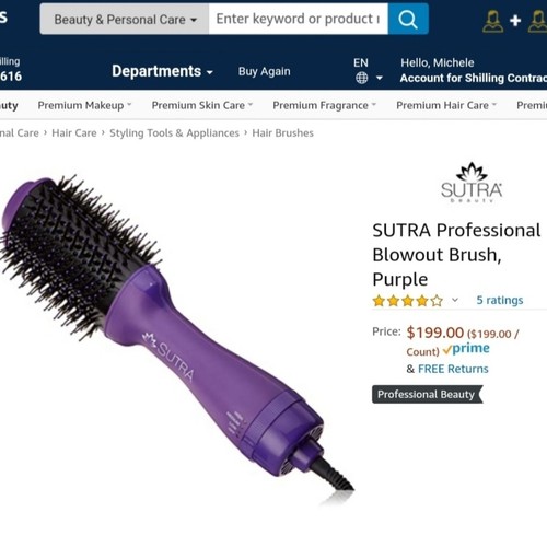 2" Professional Blowout Brush Sutra Supreme - Picture 6 of 9