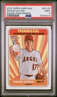 SHOHEI OHTANI 2018 TOPPS HERITAGE ROOKIE PERFORMERS RC #RP-SO PSA 9 MINT DODGERS
