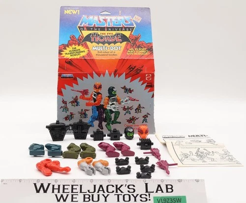 Multi-Bot 100% Complete He-Man Masters of the Universe MOTU 1986 Mattel Vintage