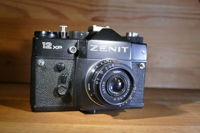Zenit 12 XP + Industar 50-2 3.5 50mm  inkl Batterien und originaler Tasche