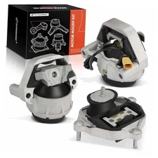  3PCS Engine Motor Mount and Transmission Mount Kit Compatible with Audi A6 