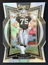 Howie Long 2024 Panini Select Silver Prizm Die Cut #60 Los Angeles Raiders