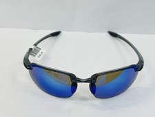 Maui Jim Ho'okipa MJ 407 11 Smoke Grey Frame  Blue Hawaii Polarized Sunglasses