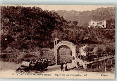 39470040 - Agay Hotel des Roches Rouges Depart du Car d excursion Auto Tor