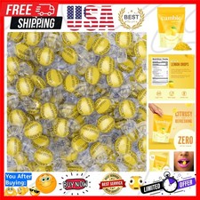 Sugar Free Lemon Drops, 1 lb of Sugar Free Hard Candy, Individually Wrapped L...