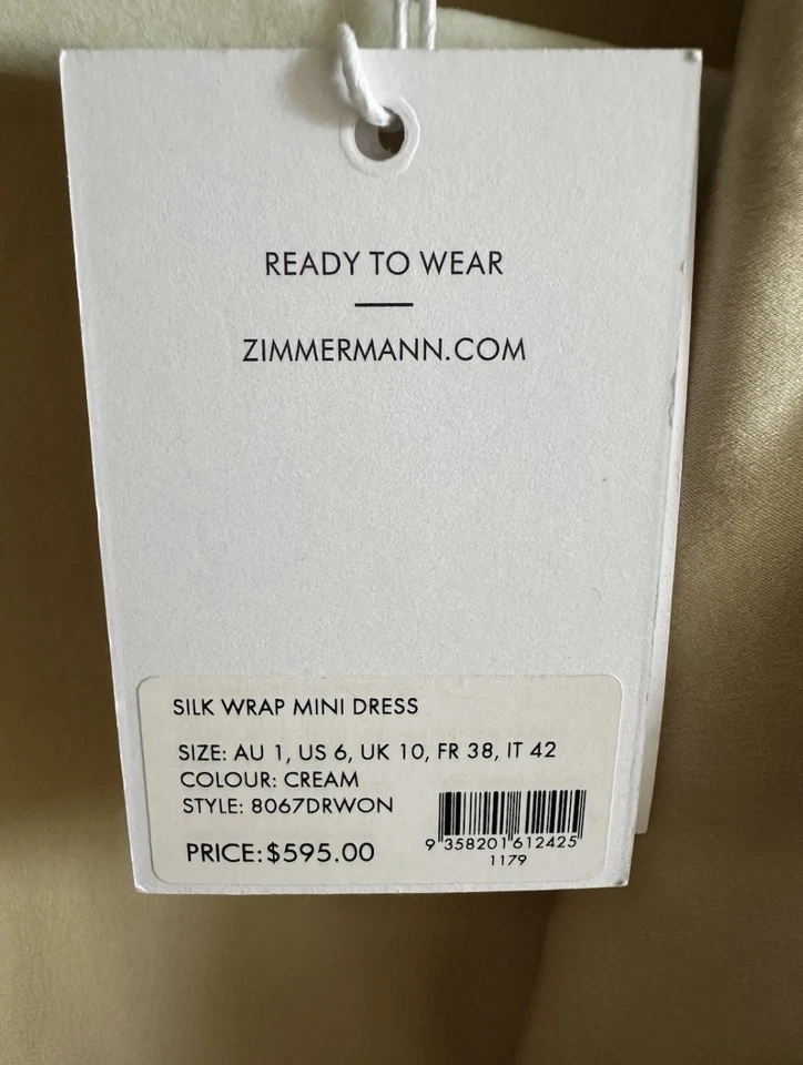 Vestido envolvente de seda Zimmermann Foto 4 de 4