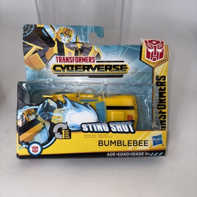 Transformers Cyberverse 1 Step Changer BUMBLEBEE Sting Shot DAMAGED PACKAGE