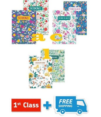 Floral Wordsearch A5 Word Search Puzzle Book Books Super Trivia Adults Fun