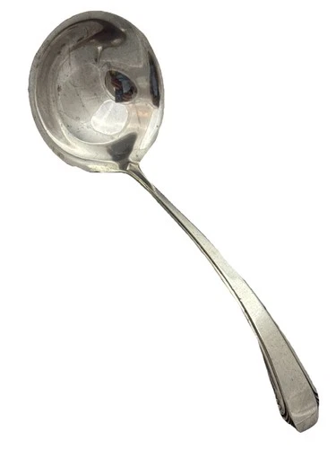 Towel Cascade Sterling Gravy Ladle 1933