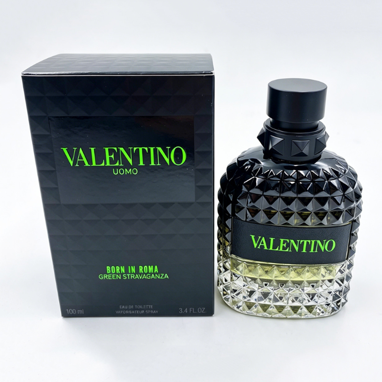 Valentino Uomo Born In Roma Green Stravaganza 3.4 oz. EDT Spray for Men SEALED!
