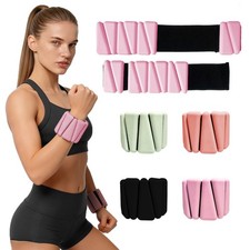 Wrist Weights set for Women, 2 sets of 1 lb each, Silicone Ankle  Wrist Weig...