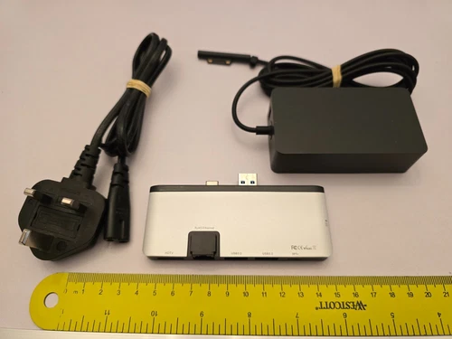 65W UK MAIN POWER SUPPLY CHARGER MICROSOFT SURFACE PRO 7 USB C DOCK ADAPTER HDMI