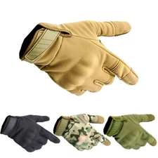 Tactical Military Full Finger Gloves Touch Screen Windproof Gloves for Men Women