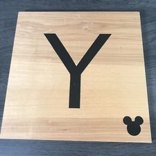 Ethan Allen Mickey Mouse Disney Letter Title Y