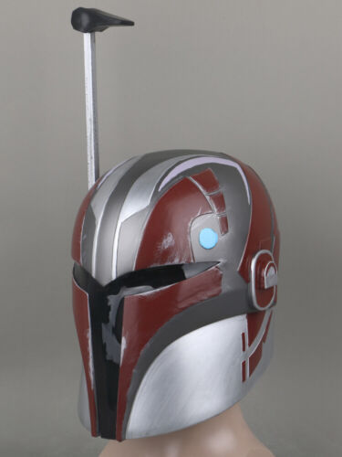 Star Wars Ahsoka Sabine Wren Helemt PVC Wearable Full Mask Party Cosplay Prop - Picture 3 of 6