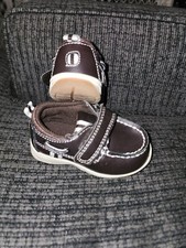 Infant Genuinekids Size 4 Brown Shoes
